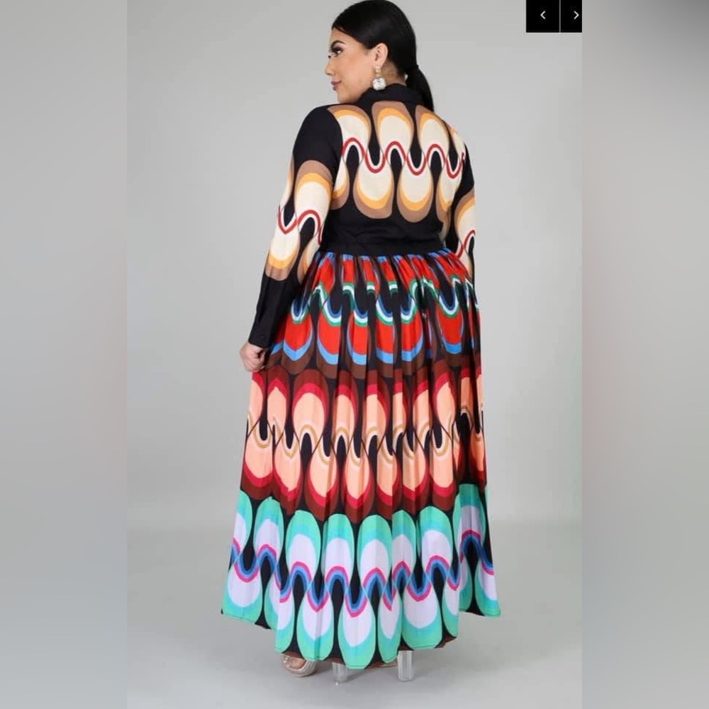 Multi Abstract Dress